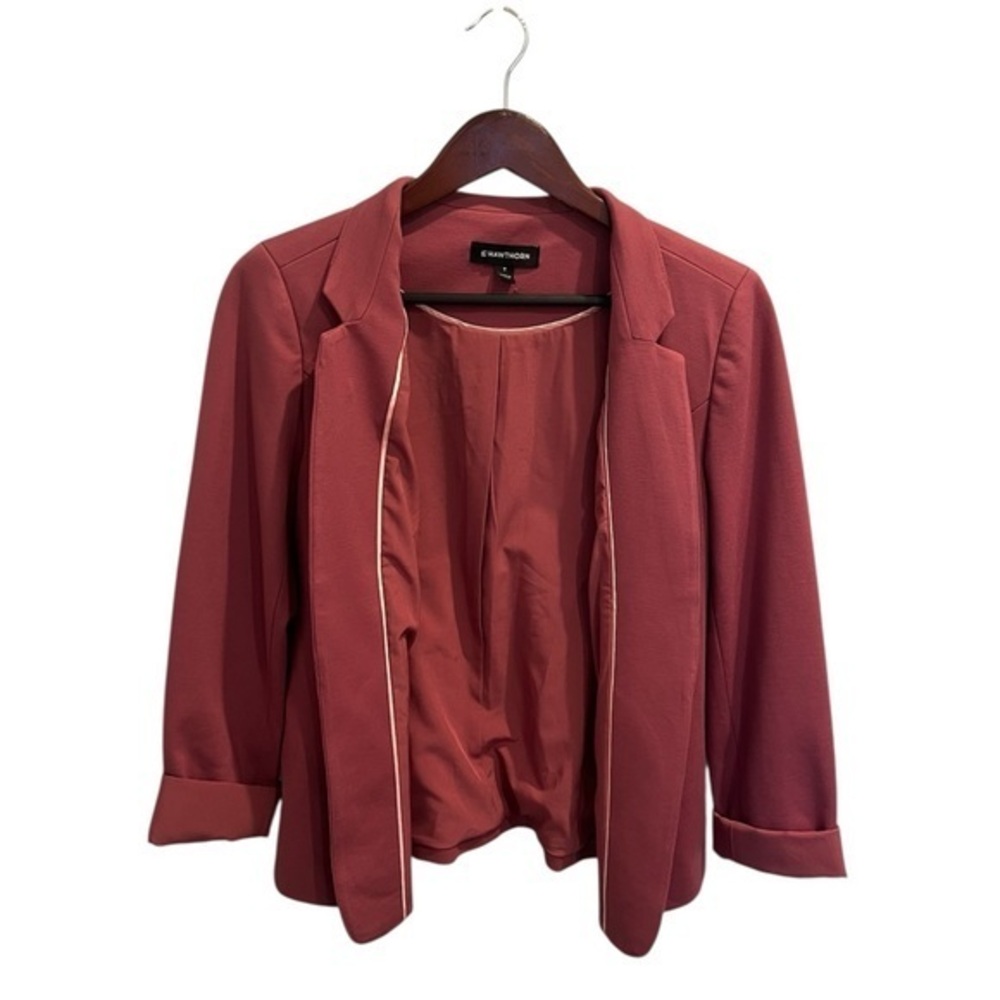 41 Hawthorn Womens Mauve Blazer Size Medium